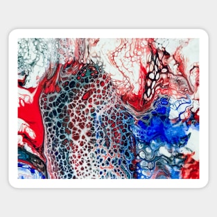 Liquid Patriot - Acrylic Paint Pour Sticker